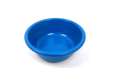 Blue Plastic Basin