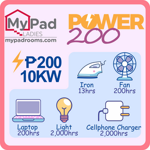 MyPAd POWER- Ammenities POWER200